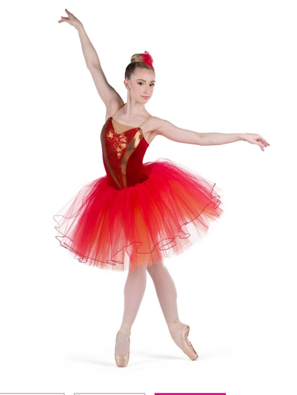Firebird Suite- Ballet Costume- Shortened Romantic Tutu- Medium Adult